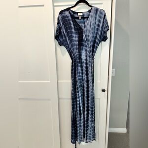 Tie dye maxi dress